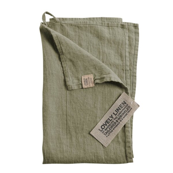 Lovley Linen Lovely kjøkkenhåndkle lin 45x70 cm Avocado