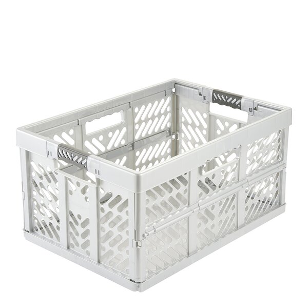 Keeeper Ben oppbevaringsboks sammenleggbar 45L light silver