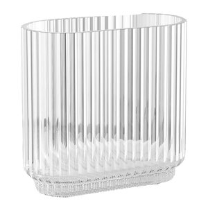 Georg Jensen Bernadotte vase oval 21,9 cm glass