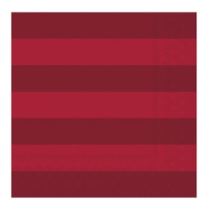 Ambiente Serviett 33x33 cm 20 stk Dark Red Stripes