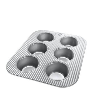 USA Pan Muffinsform 6 muffins aluminisert stål