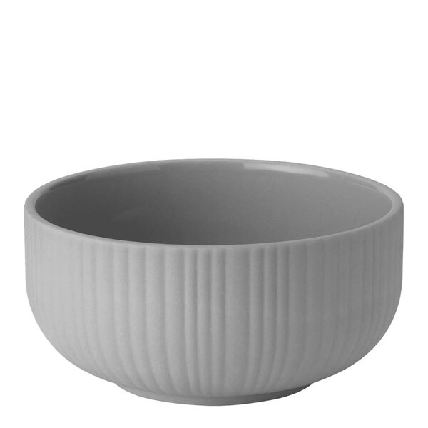 Knabstrup Keramik Verda skål 13 cm light grey