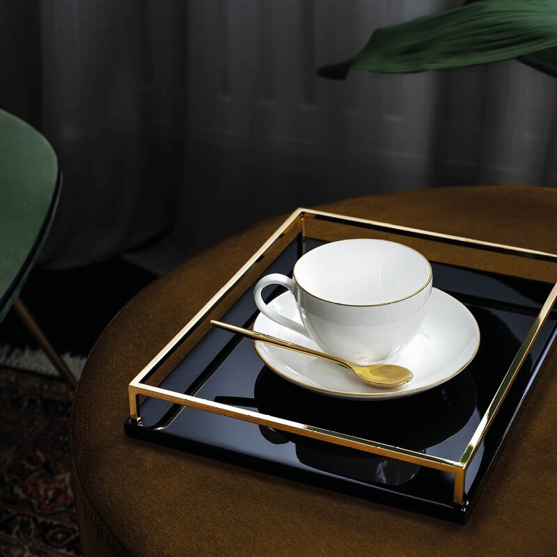 Villeroy & Boch Anmut Gold skål til te/kaffekopp 15 cm