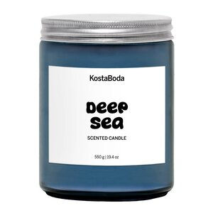 Kosta Boda Mind duftlys 13 cm Deep Sea