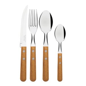 Tramontina Bestikksett 24 deler Jatoba tre/stål