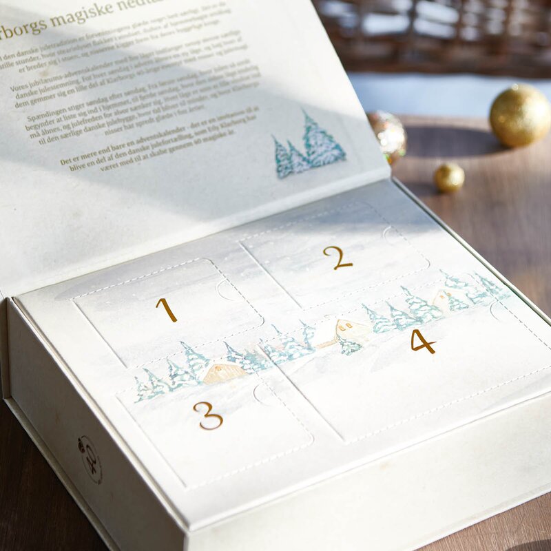 Klarborg Adventskalender julefigurer 4 deler 40-årsjubileum