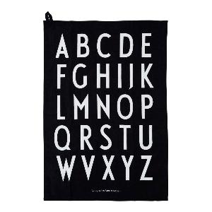 Design Letters Kjøkkenhåndkle svart 