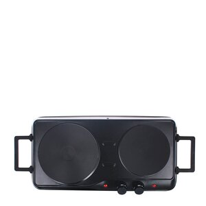 EMERIO Dobbel platetopp med håndtak 49,5x9x26,8 cm