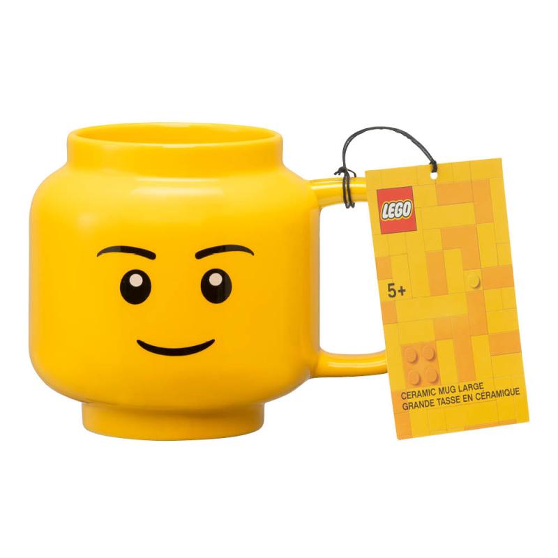 LEGO® Krus 55 cl nøytralt fjes gul