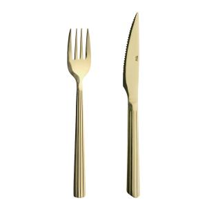 Aida RAW bestikksett steak 8 deler champagnegull