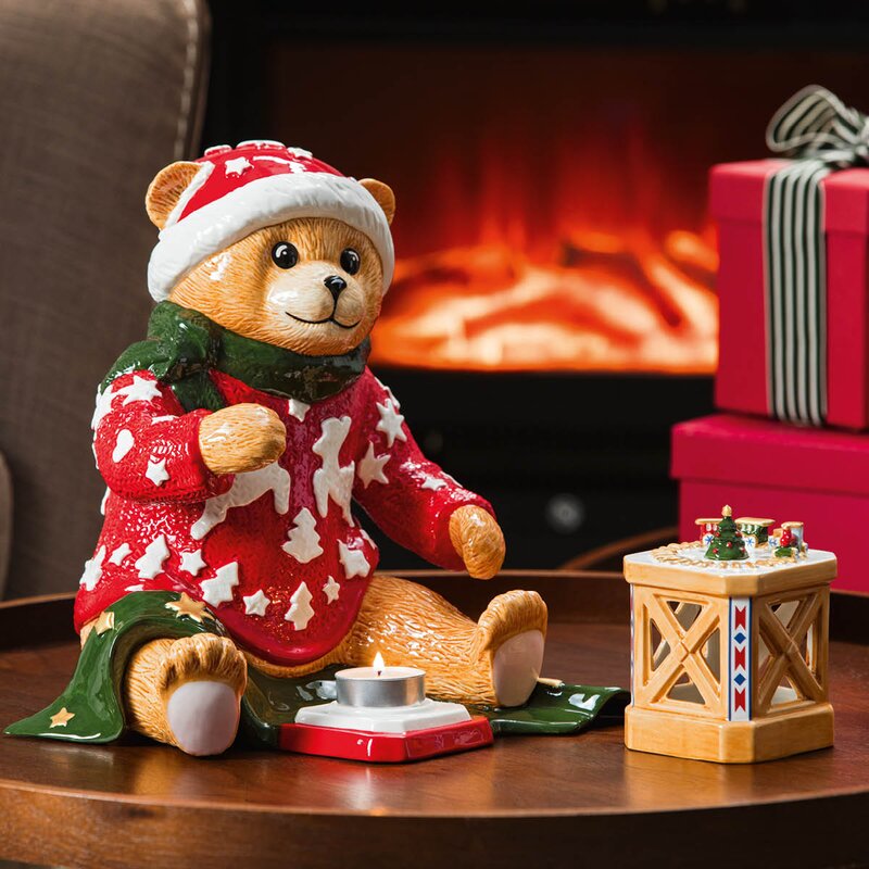 Villeroy & Boch Christmas Toy-s Memory lyslykt 35 cm Teddy