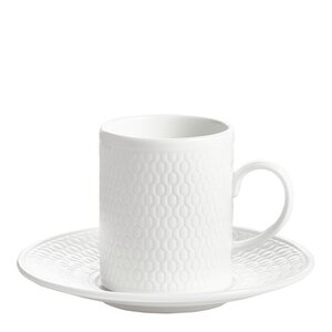 Wedgwood Gio espressokopp & asjett hvit