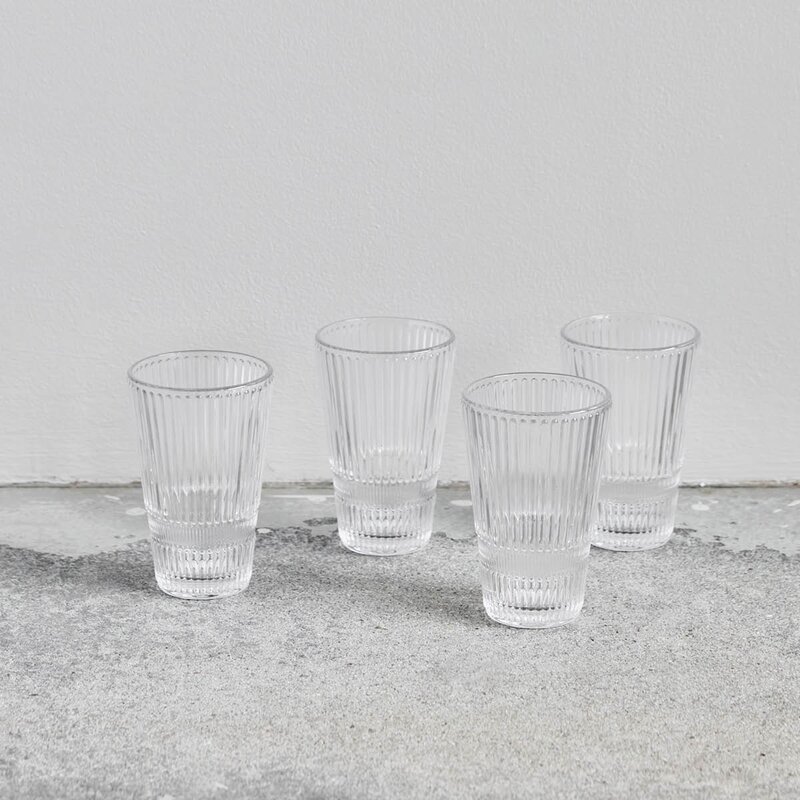 House Doctor Ølglass 7,8 cm 4 stk klar