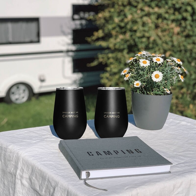 Pictureit Termokopp camping  33 cl svart