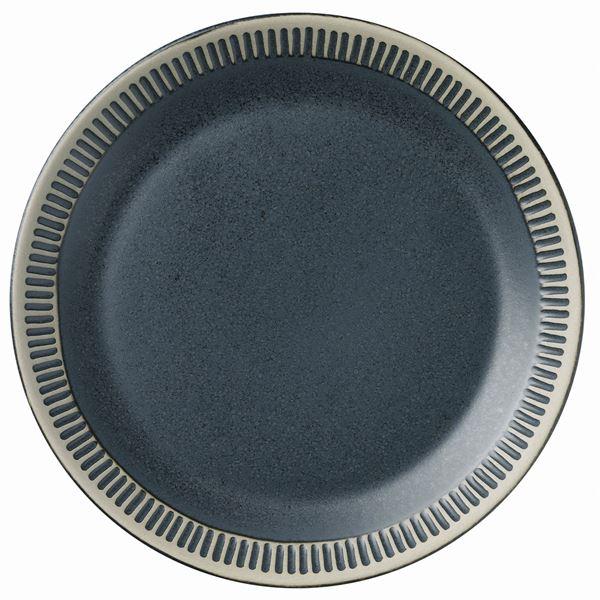 Knabstrup Keramik Colorit tallerken 19 cm mørk grå