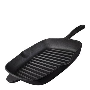 Tramontina Cast iron grillpanne firkantet 27x27 cm svart