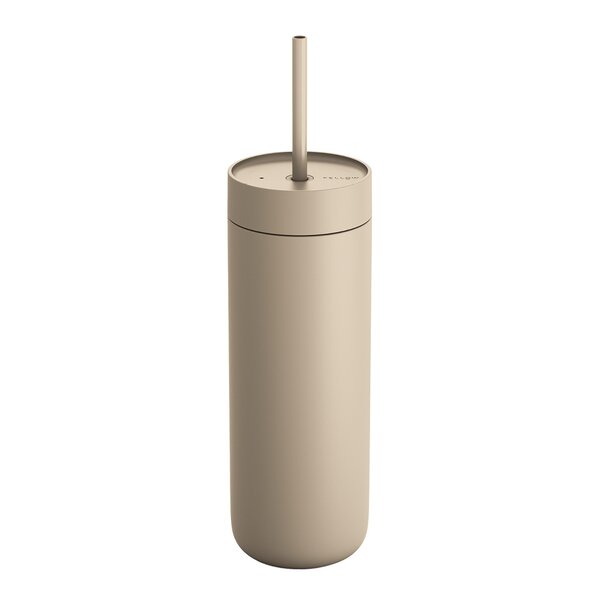 Fellow Carter Cold Desert Capsule tumbler med sugerør 590 ml sand dune