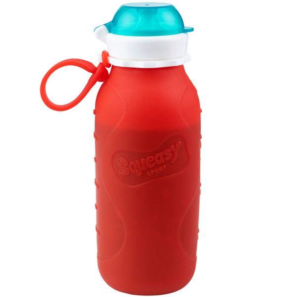 Squeasy Sport drikkeflaske/klemmepose 473ml red
