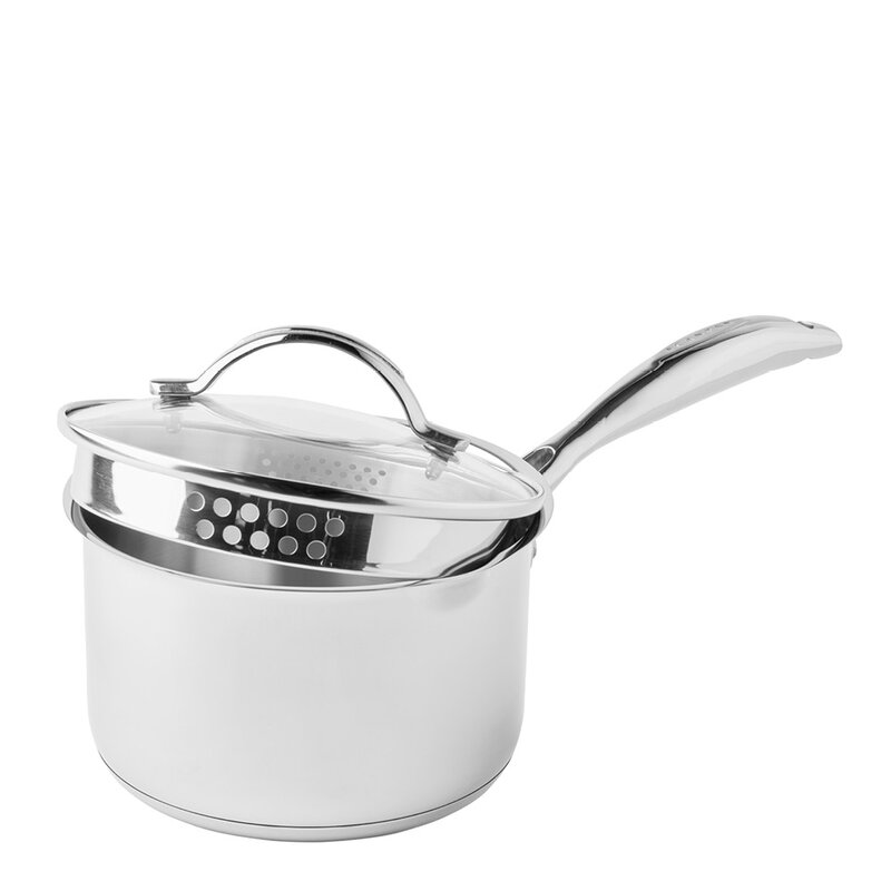 Scanpan STS kasserolle m/ lokk 1,8L/16 cm