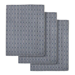 The Organic Company Kjøkkenklut 18x35 cm 3 stk grey blu stone