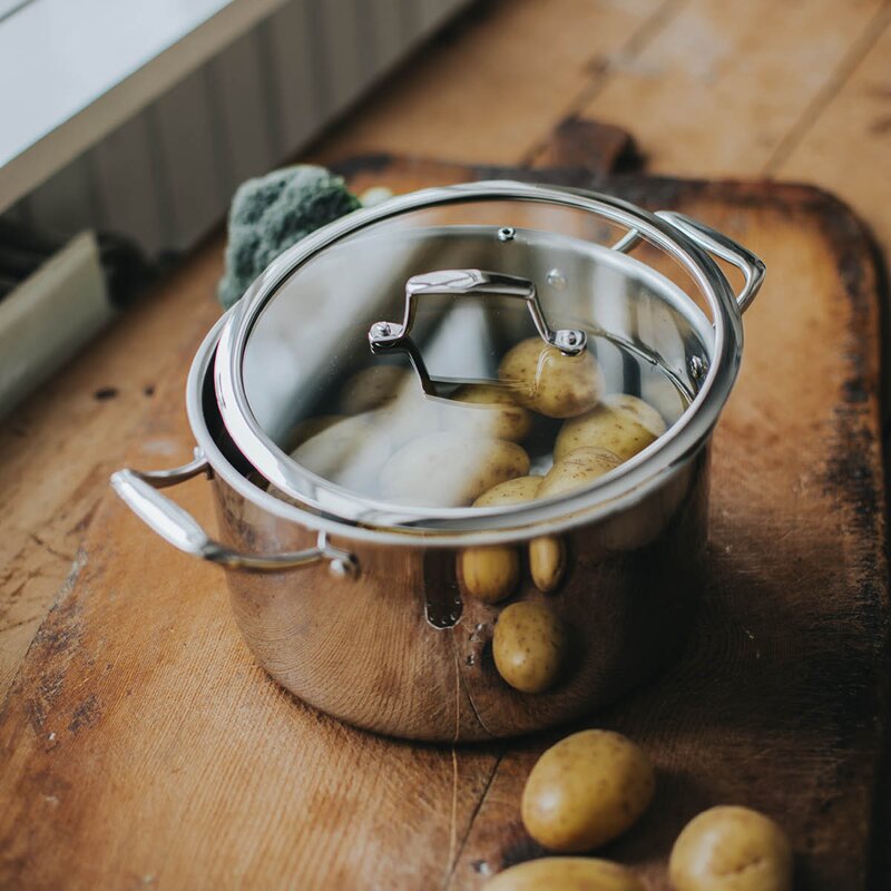 Dorre Trivence gryte med glasslokk 5L