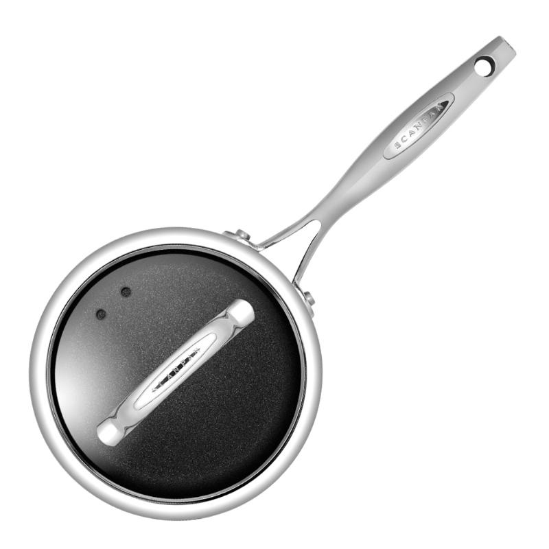 Scanpan HaptIQ kasserolle m/lokk 1,8L rustfri