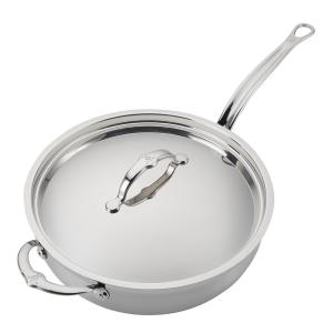 Hestan Probond traktørpanne med lokk 28 cm 4,7L stål