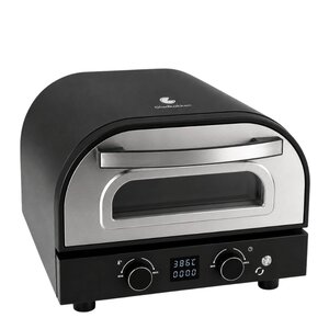 Gladkokken Elektrisk pizzaovn 2000W svart