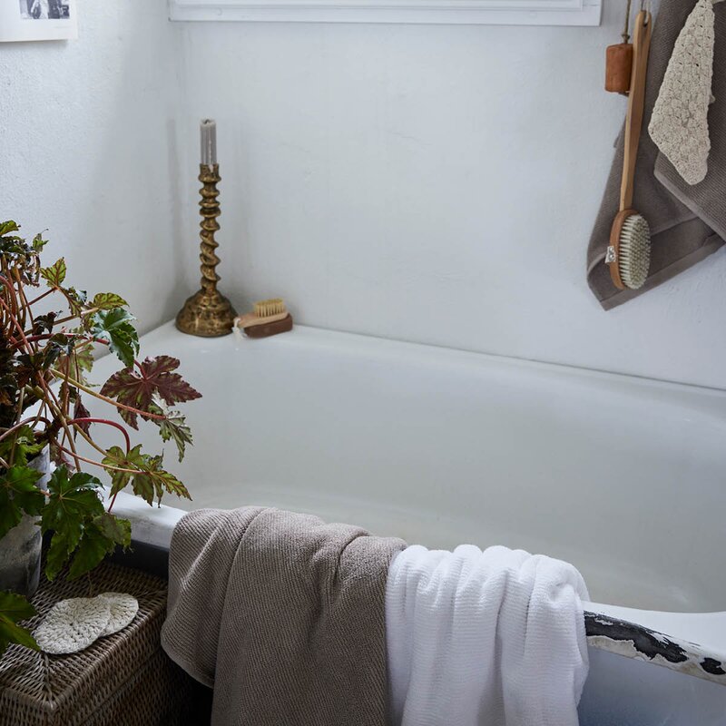 Lene Bjerre Molli badehåndkle 140x70 cm hvit