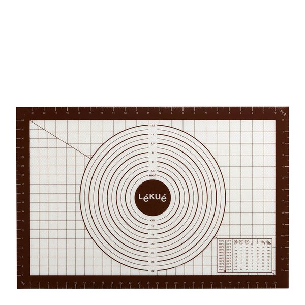 Lékué Non-stick bakeunderlag i silikon for deig 60x40 cm med mål