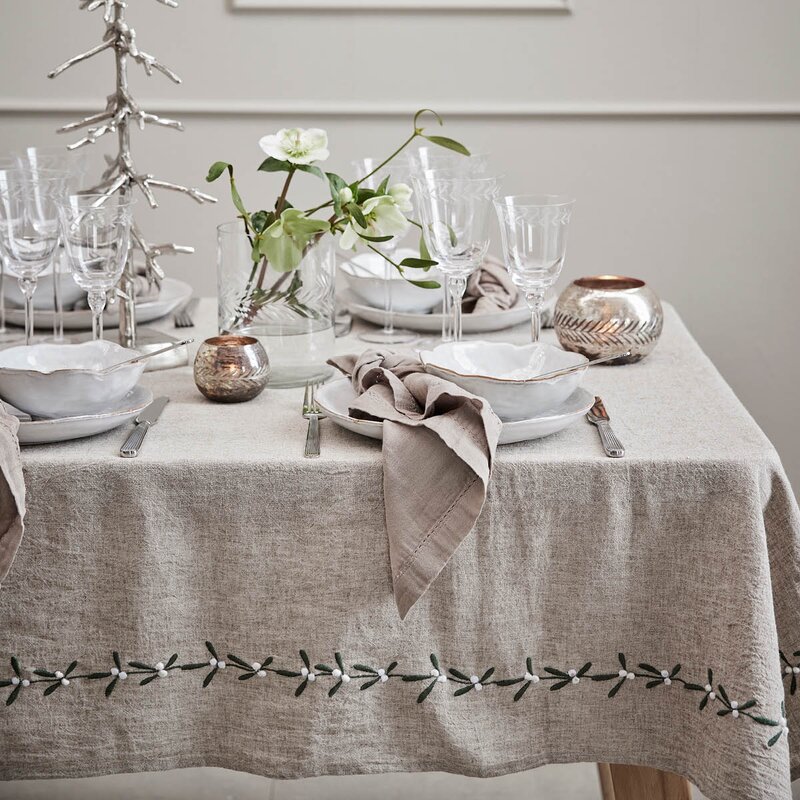 Lene Bjerre Missine duk 220x140 cm sand