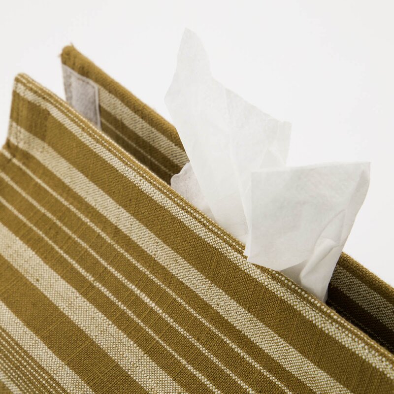 Meraki Lommetørkleholder 24x12,5 cm mørk oliven