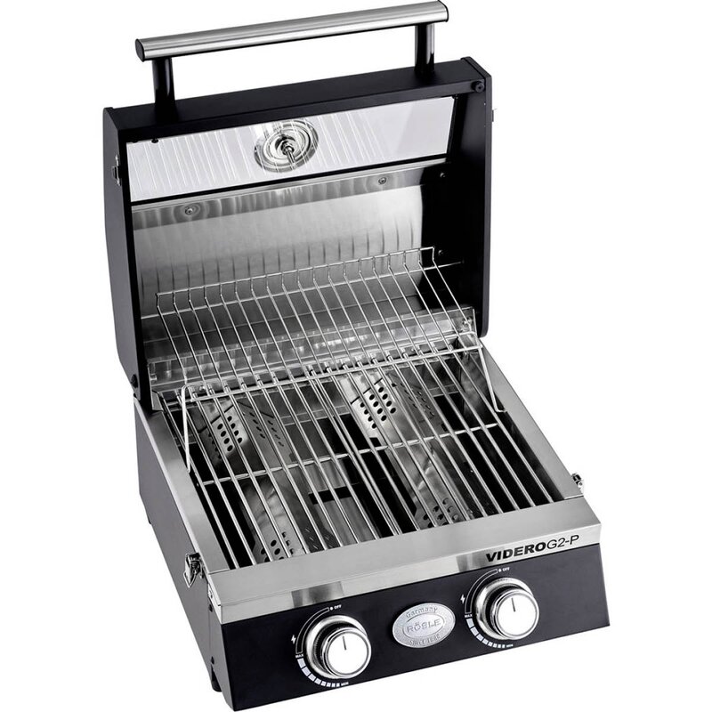 Rösle Videro gassgrill G2-P 4400W svart