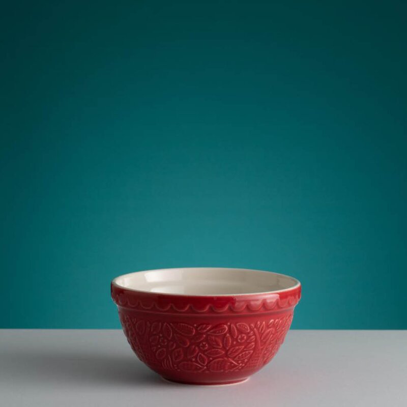 Mason Cash In The Forest blandeskål S30 1,1L Pinnsvin rød