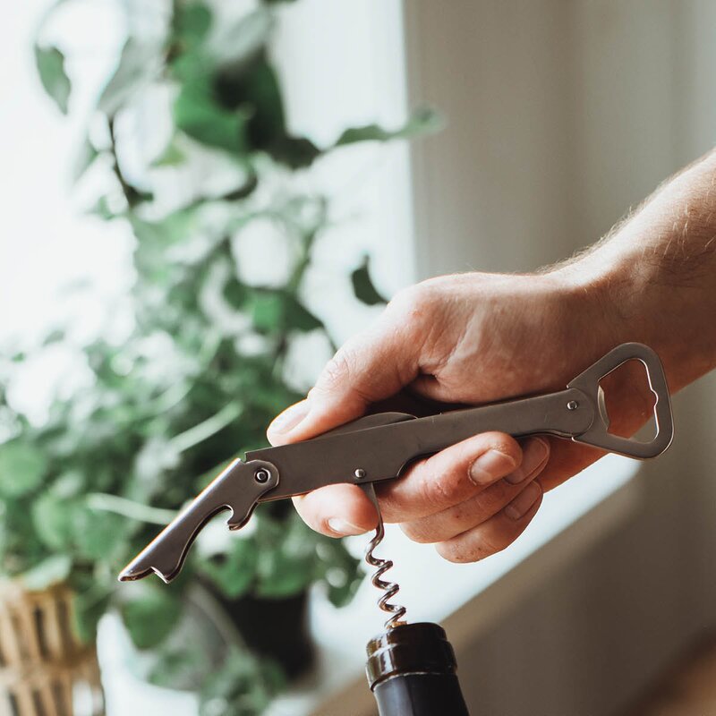 Dorre Varda Vin- og flaskeåpner 14,5 cm rustfritt stål