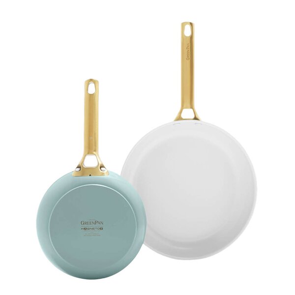 GreenPan Padova Reserve keramisk stekepannesett 2 stk 20/26 cm Smokey Blue
