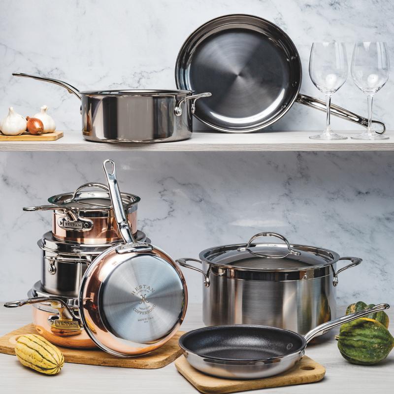 Hestan Nanobond kasserolle med lokk 3,3L stål