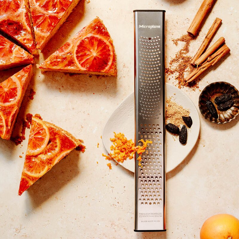 Microplane Dual Blade zester rivjern stål