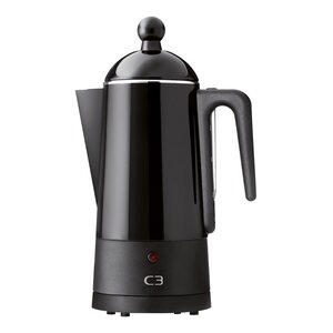 C3 Perkulator design 10 kopper 32,2 cm svart stål