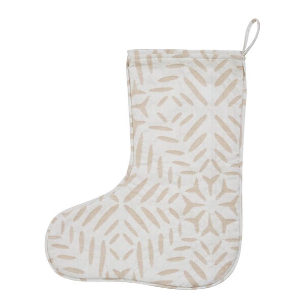 House Doctor Clip julestrømpe 44 cm off-white