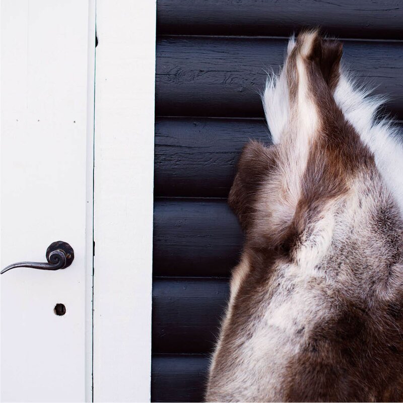 Espegard Vidda reinskinn 80x115 cm norsk reinsdyr