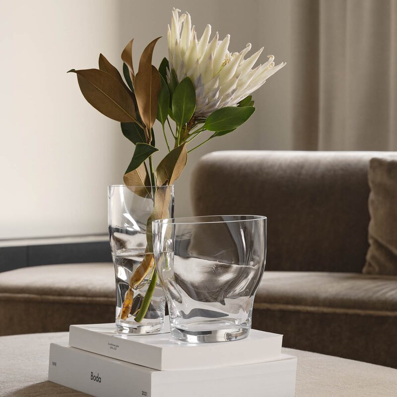 Orrefors Squeeze tulipanvase 18 cm klar