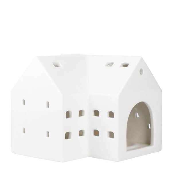 Kähler Urbania lyslykt 10,5 cm stall hvit