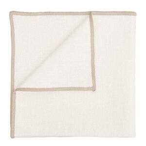 Haomy Corte serviett 40x40 cm hvit