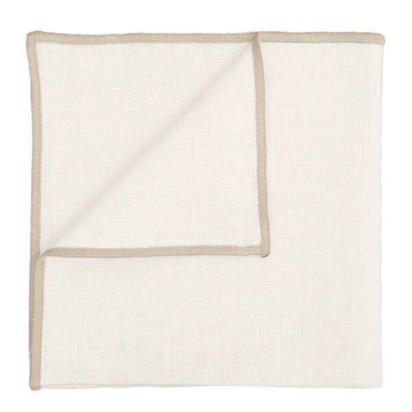 Haomy Corte serviett 40x40 cm hvit