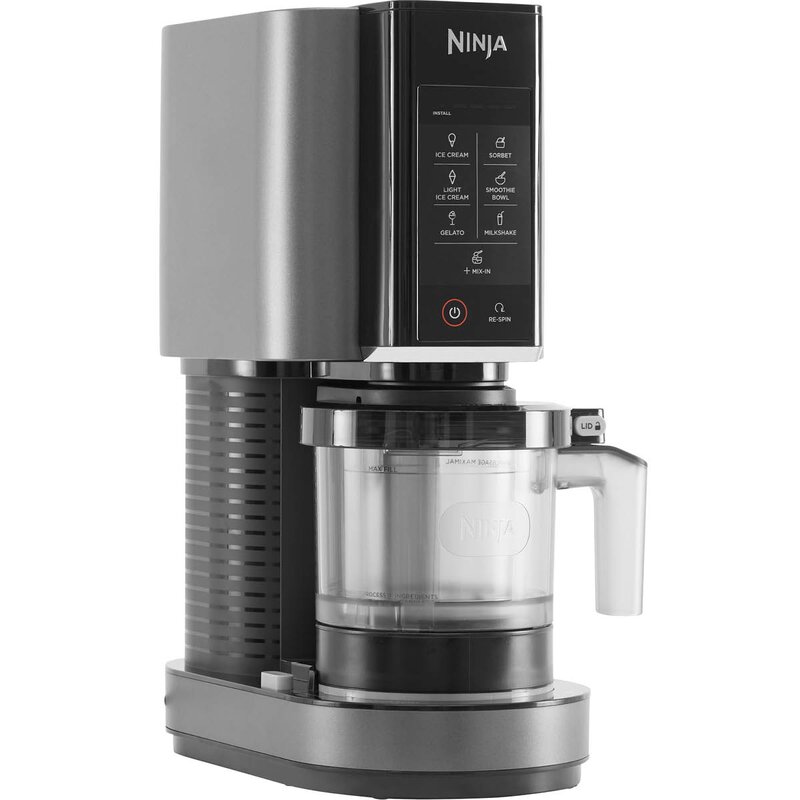 Ninja CREAMi Deluxe Iskremmaskin NC302EU 800W sølv/svart