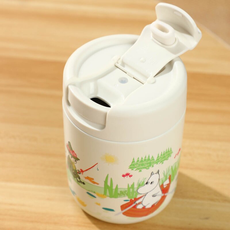Moomin Mummi termokopp 32 cl ferie hvit