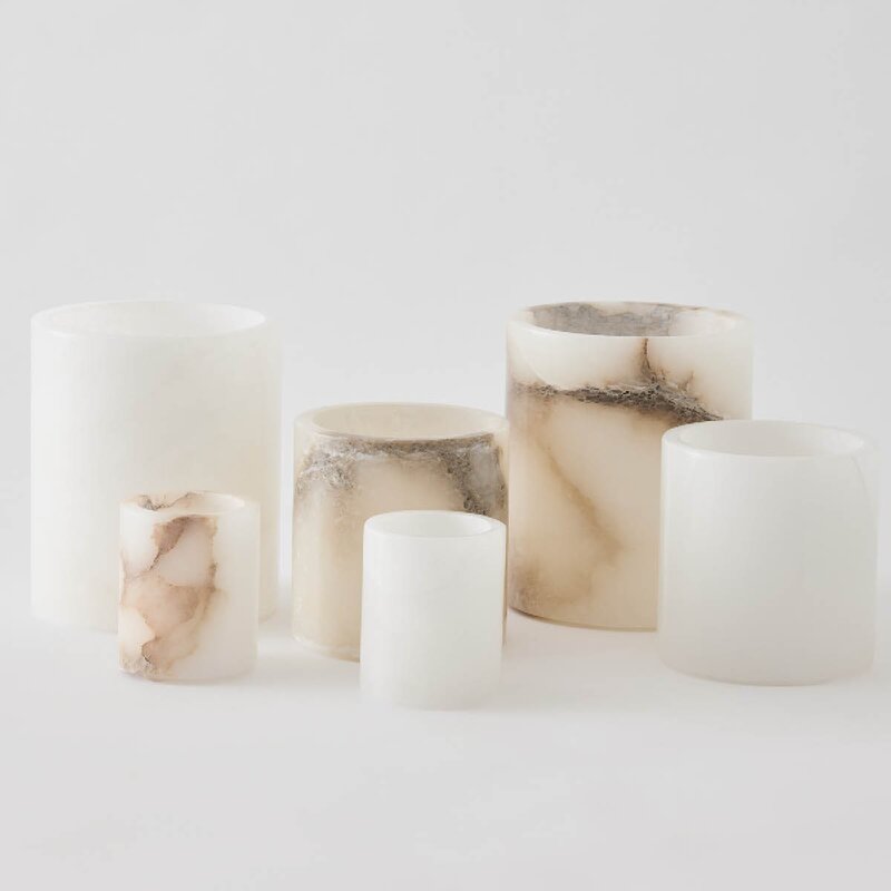 Tell Me More Alabaster telysholder S 10 cm