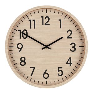 Pictureit Veggklokke 33 cm natur