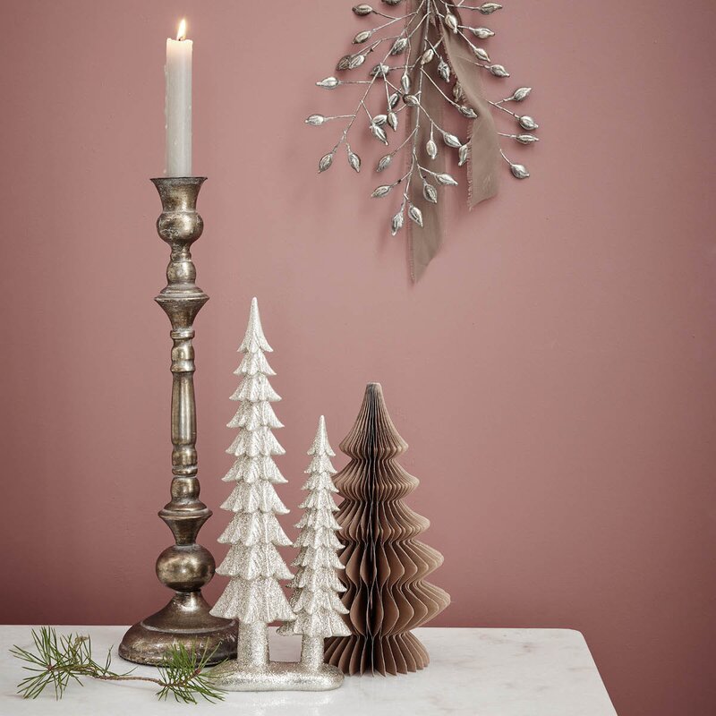 Lene Bjerre Misella stake 49,5 cm antikk sølv